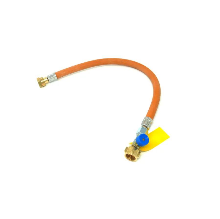 Furtun gaz înaltă presiune 45 cm GOK Caramatic ConnectDrive + protecție la rupere G36 -> G12 (butelie Germania)