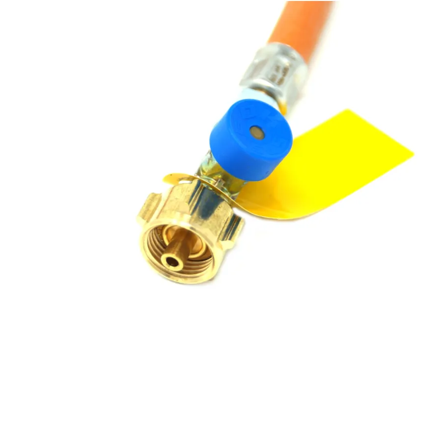 Furtun gaz înaltă presiune 45 cm GOK Caramatic ConnectDrive + protecție la rupere G36 -> G12 (butelie Germania)