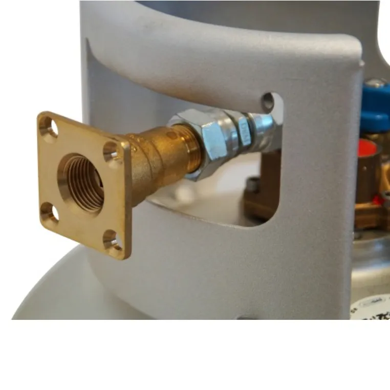 Direct refuelling kit for refillable gas bottles with multivalves – straight design (filling valve)