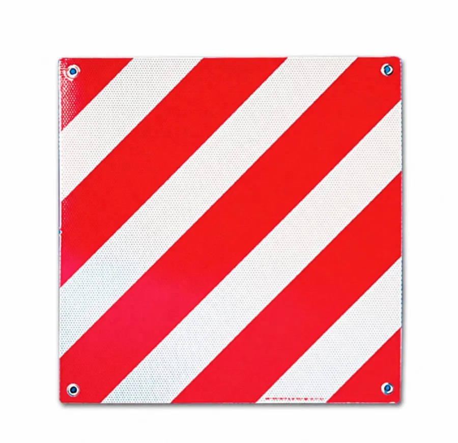 Panou reflectorizant/Indicator de avertizare din aluminiu pentru Italia • 500 x 500 mm
