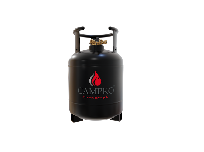 Rezervor (butelie) reincarcabil GPL din otel 22/17,6 l cu multivalva si indicator umplere